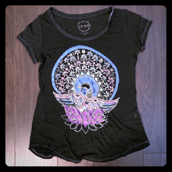 Lucky Brand Sawn Tee - Picture 1 of 4